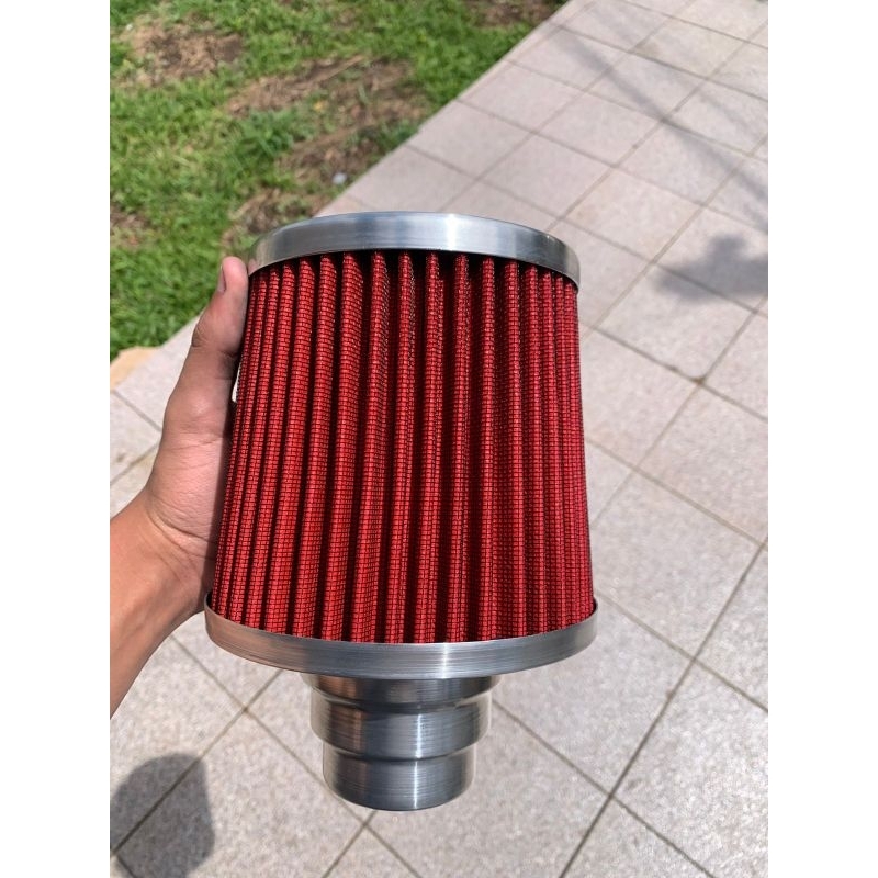 FILTRO DE AR ESPORTIVO DUPLO FLUXO GIGANTE LAVÁVEL MULTI ENCAIXE 62/72/82MM