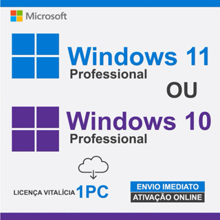 Licença Serial Chave Key Windows 10/11 Pro/Home + Nota Fiscal + Ativa Onlinr + Pode Reinstalar + Partner Autorizado em Oferta na Shopee