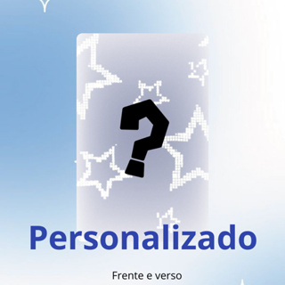 photocard personalizado unitario frente e verso/apenas frente em Oferta na Shopee