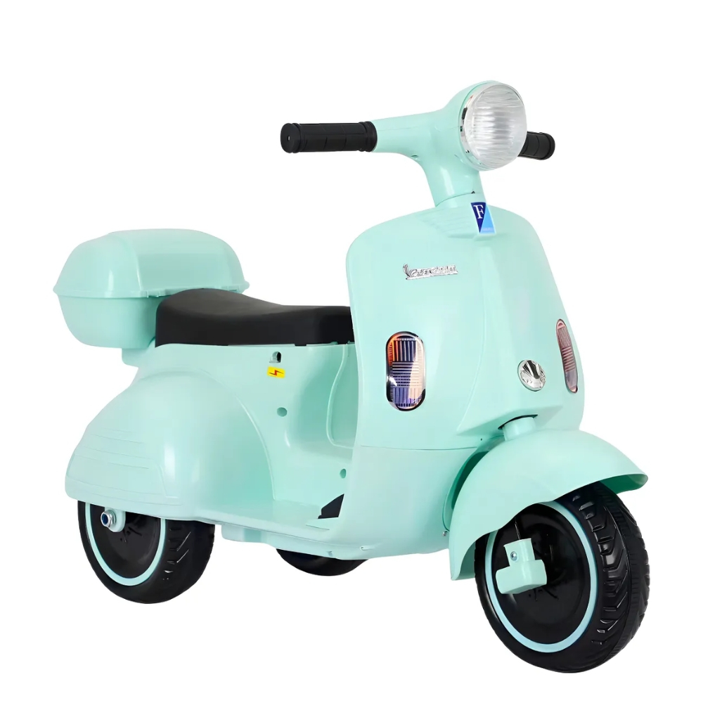 Moto Elétrica Infantil 6V Scooter, Bateria Recarregável, Luz, Som, Velocidade 3