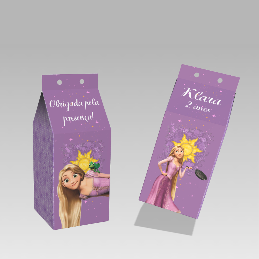 Caixinha MILK Lembrancinha Sacolinha Personalizada Enrolados