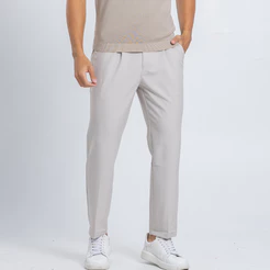 Calça Alfaiataria Premium com pregas Ajustável Masculina Padronada Social