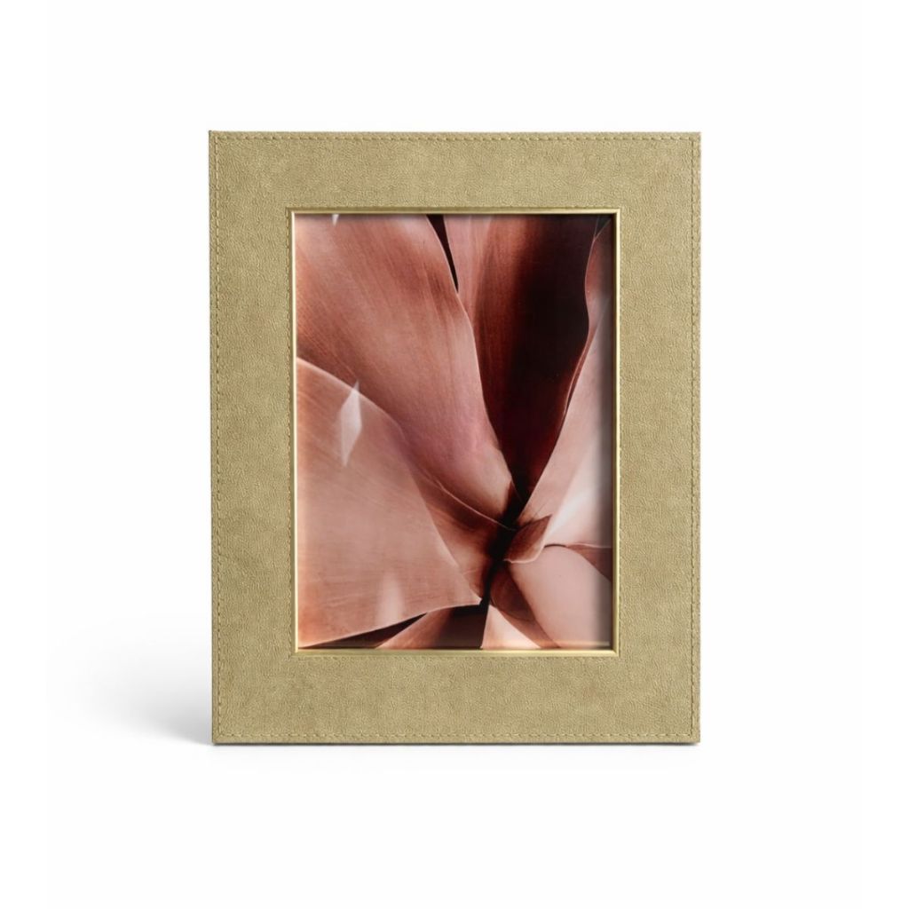 Porta-Retrato Mesa 10x15 Decorativo Moldura Aparência Couro em Oferta na Shopee