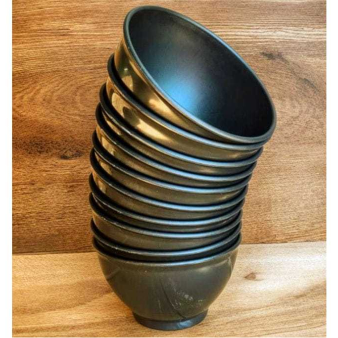 Cumbuca Bowl Preta 750ml(Plástico). Kit 5,10,15 ou 20 Unidades. Caldos, Sopas, Sobremesas e Porções. em Oferta na Shopee