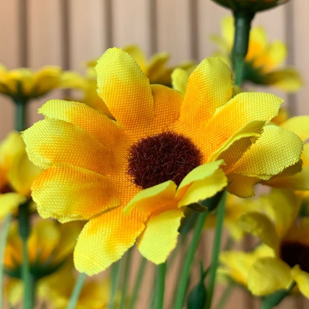 Buquês de Girassol Artificial Amarelo Flores Decoração · foto 2