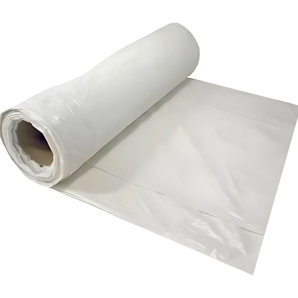 Lona Plástica Branco Construção Reforma Obra Grossa 4m X 2 Metros Pintura Proteção Piso Impermeável