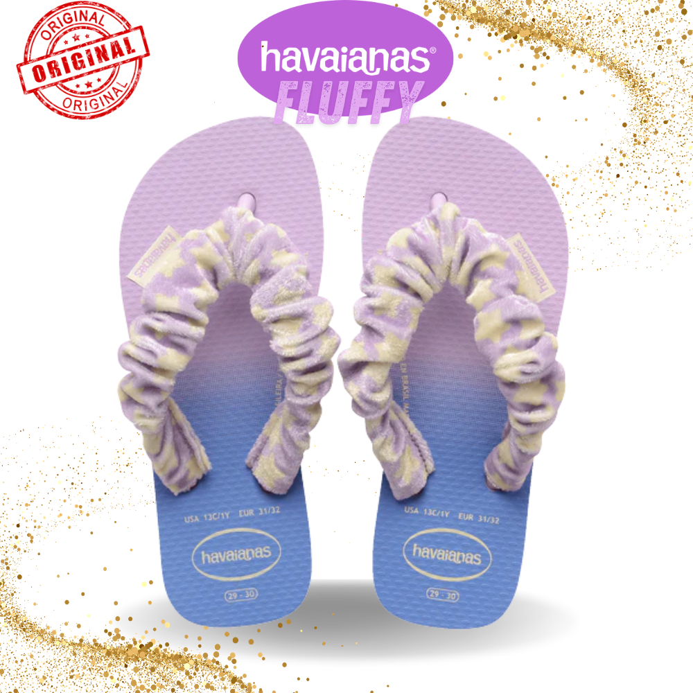 Chinelo Havaianas Infantil Fluffy Menina