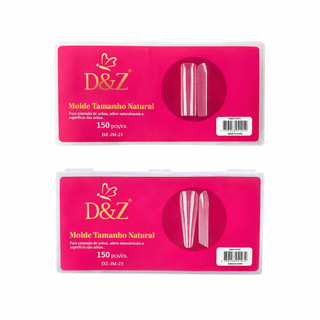 Molde F1 D&Z 0mm– Formato Quadrado/Mandorla 150 Peças Tamanho Natural