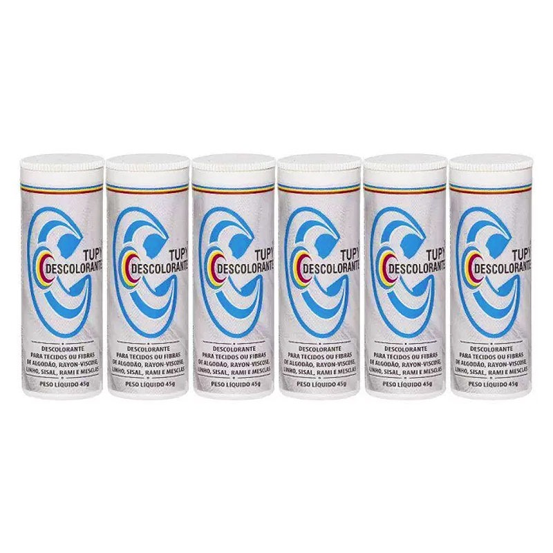 Descolorante de Roupas - Tupy - para Descolorir Roupas, Tecidos E Artesanato - 45g - 1, 3 ou 6 Tubos — imagem 2 de 2