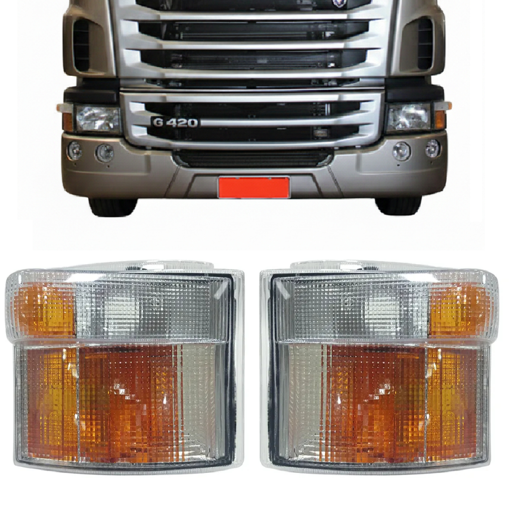 Lanterna Seta Dianteira Compatível Scania S4 S5 Âmbar em Oferta na Shopee