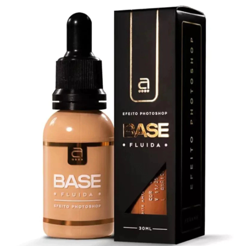 Base Liquida Fluida Matte Efeito Photoshop - Anairana 30ML em Oferta na Shopee