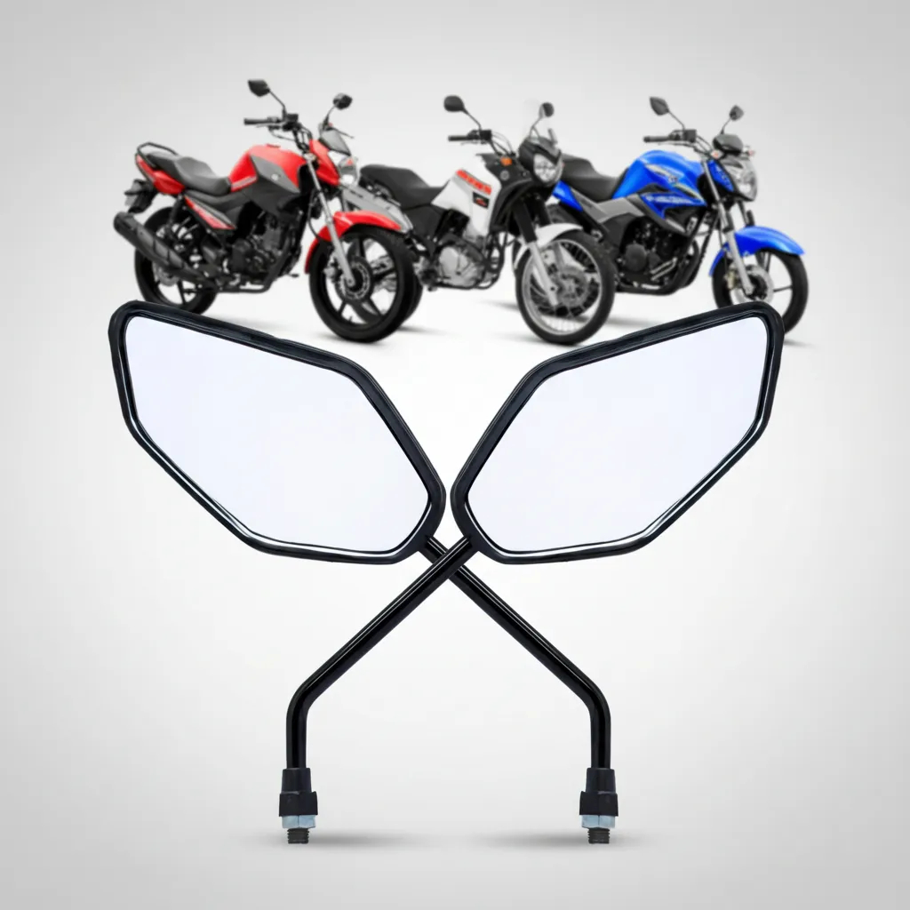 Retrovisor Para Fazer Xtz Crosser Lander Xj6 Tenere Factor 150 250 Rosca Yamaha Par De Da Esportivo
