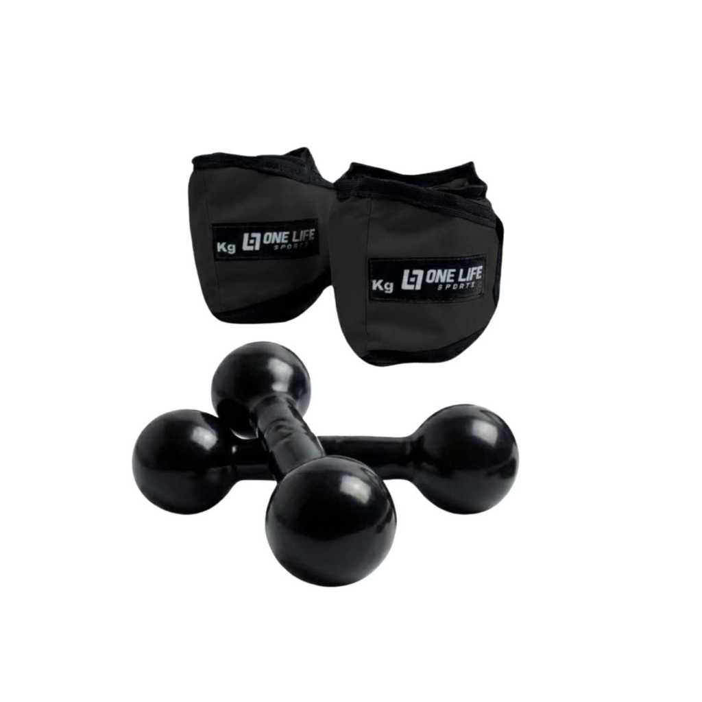 Par De Caneleira De Peso Profissional De 2 Kg + Halter 1 Kg em Oferta na Shopee