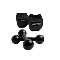 Par Caneleira 1 Kg + Halter 1 Kg | One Life Sports® - Treino Funcional