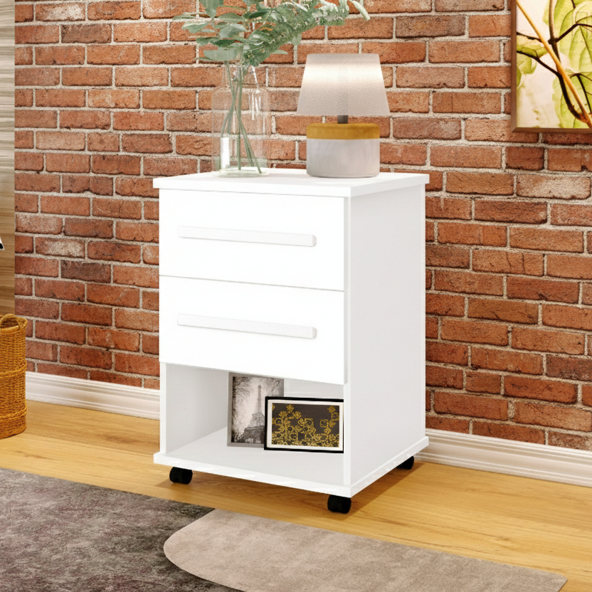 Mesa de Cabeceira para cama box criado box com gavetas rodinha em Oferta na Shopee