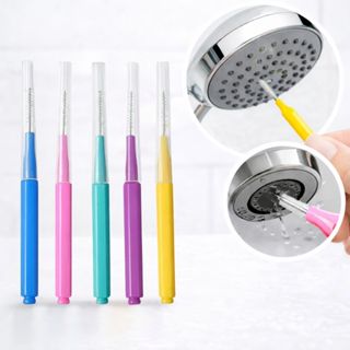 Kit 5 / 10 / 20 / 30 Escovinhas para Desentupir e Limpeza de Bicos, Furos, Chuveiro e Celular em Oferta na Shopee