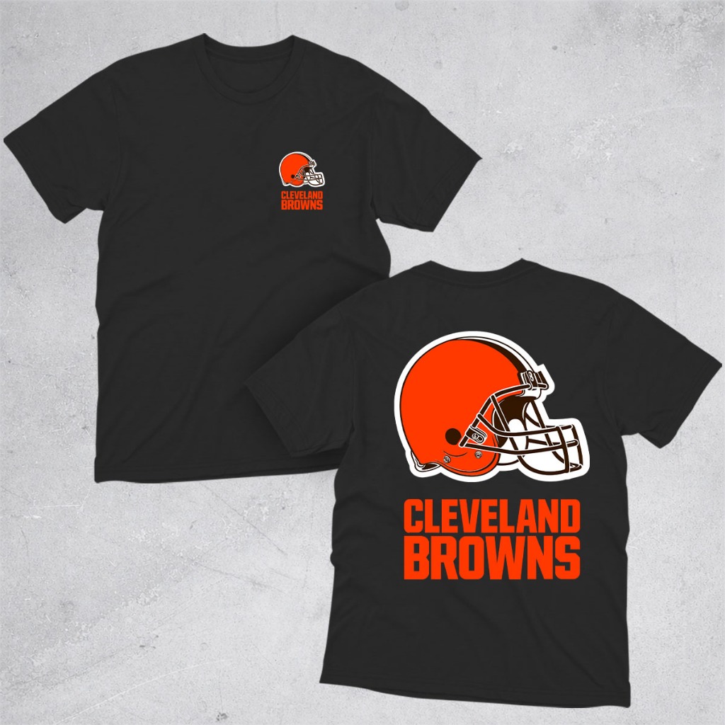 Camiseta Cleveland Browns Futebol Americano Frente + Costas 100% Algodão Unissex