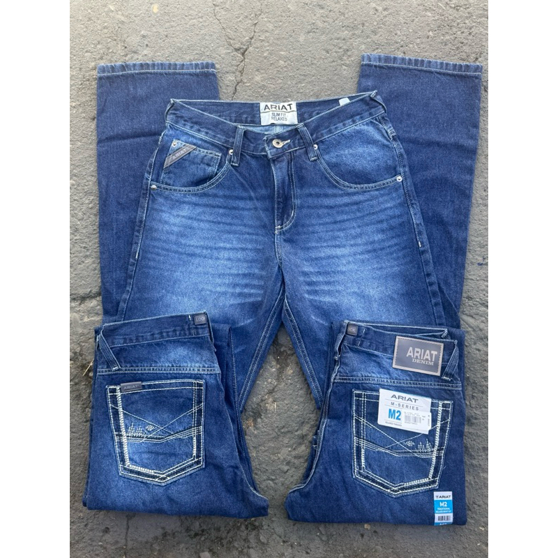 Calça cinch ariat kimes ranch country 100 % algodão rodeio montaria
