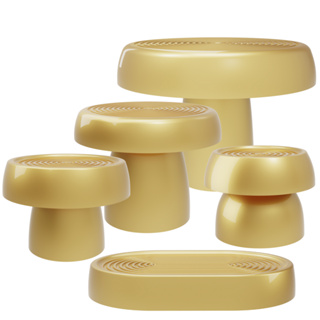 Kit com 4 Boleiras Alegras e 1 Bandeja Oblonga Alegra Para Decoração Festa, Bolos e Doces em Oferta na Shopee