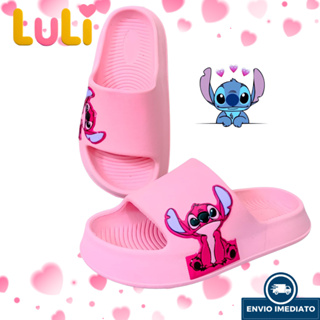 Chinelo infantil personagenss coloridoh e confortável para o dia a dia meninas em Oferta na Shopee