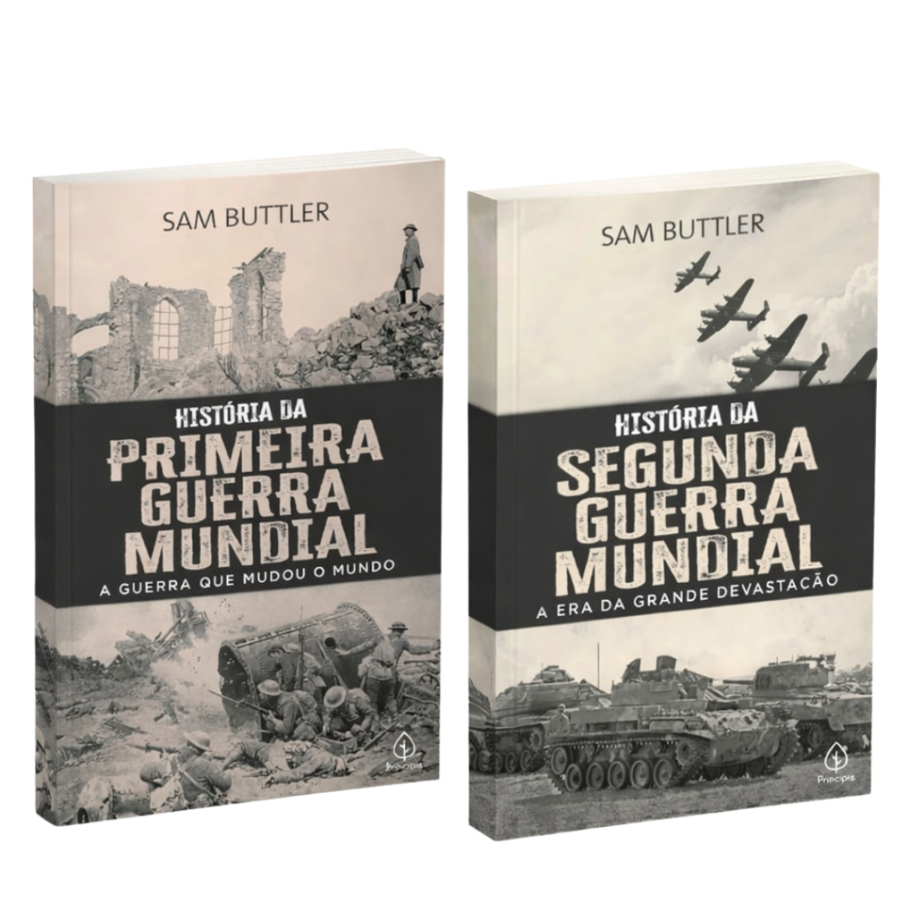 Kit História Da Primeira E Segunda Guerra Mundial 2 Livros Os conflitos que mudaram o mundo
