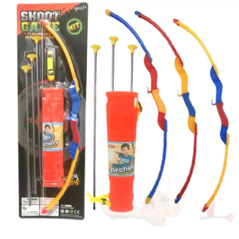Kit Arco e Flecha de Brinquedo com Alvo Pais & Filhos Multicolor 5+ Anos