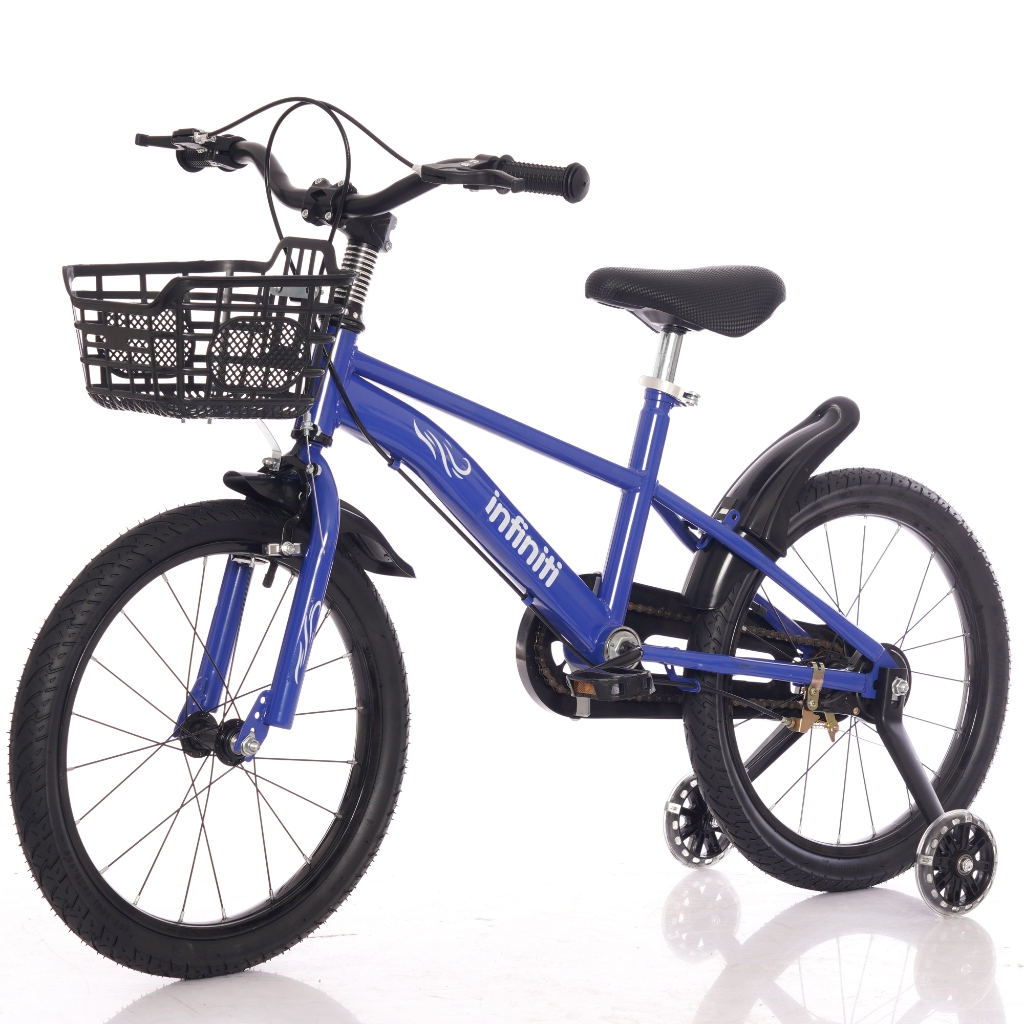 Bicicleta Infantil Aro 16 Azul Infiniti Kids em Oferta na Shopee