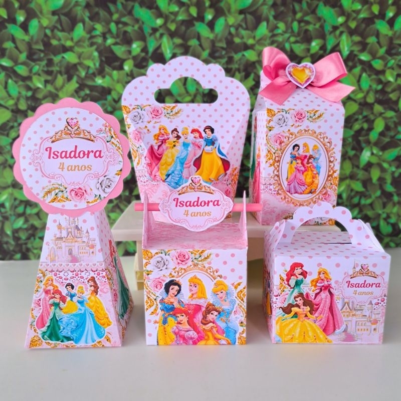 Kit personalizados PRINCESAS  /PEGUE E MONTE/ lembrancinhas festa aniversário