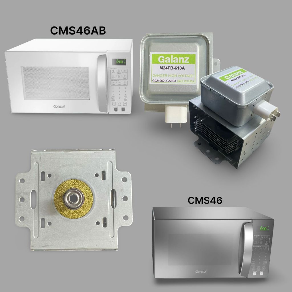 Magnetron para Microondas Consul CMS46AB / CMS46 / Galanz M24FB-610A