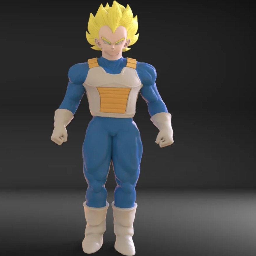Vegeta Dragon Ball Z 20cm Normal ou Super Saiyajin Action Figure Colecionador Boneco