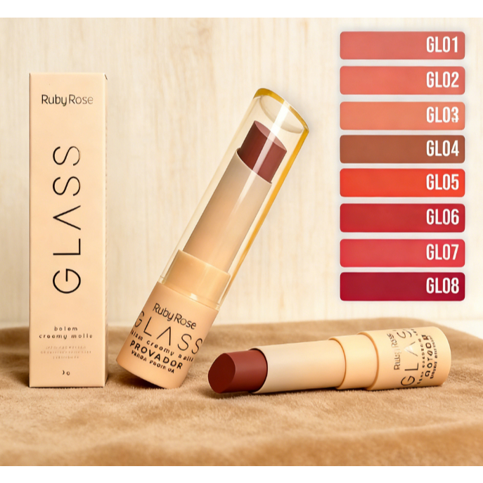 Ruby Rose Batom Matte Cremoso Hidratante - Cor Intensa, Alta Pigmentação, Longo Duradouro, Não Transfere. Modelo FHB-567 em Oferta na Shopee