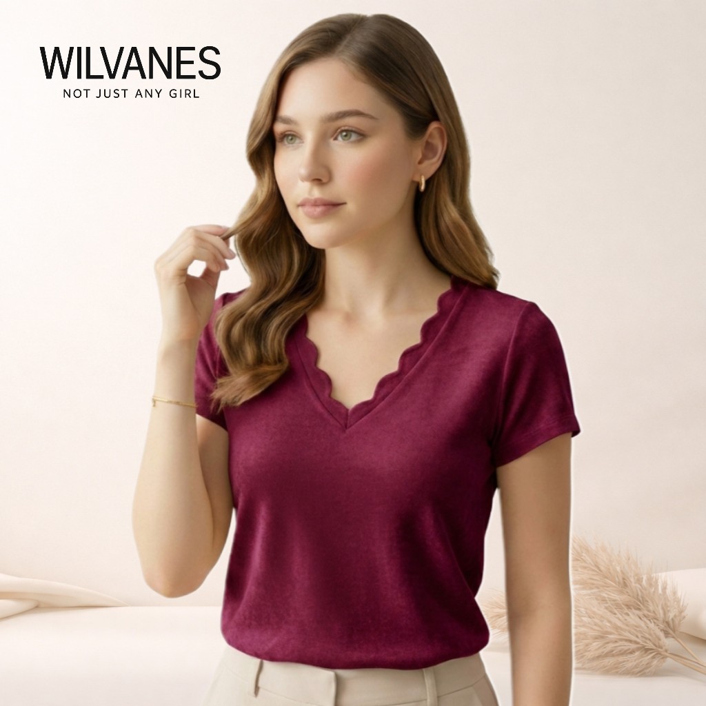 Blusa Feminina Social tecido suede gola nuvem Elegante Lisa estilosa look para alfaiataria para frio em Oferta na Shopee