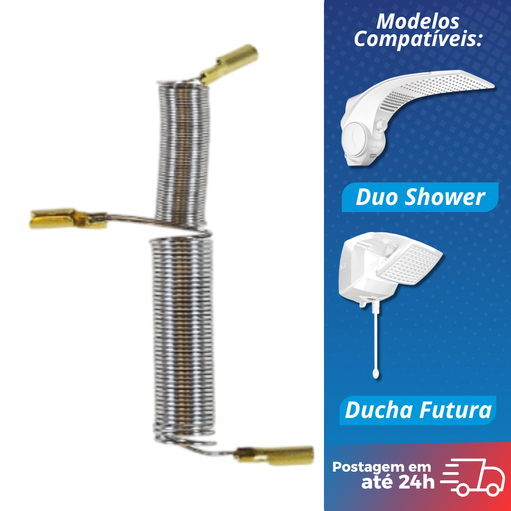 Resistência para Lorenzetti Duo Shower Multitemperaturas e Futura - 127V / 220V em Oferta na Shopee