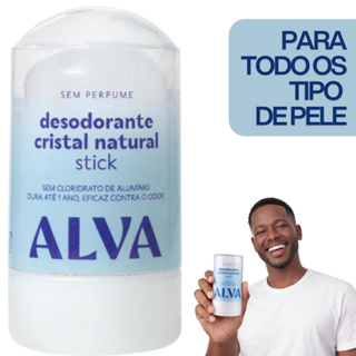 Desodorante Cristal Alva Vegano em Oferta na Shopee