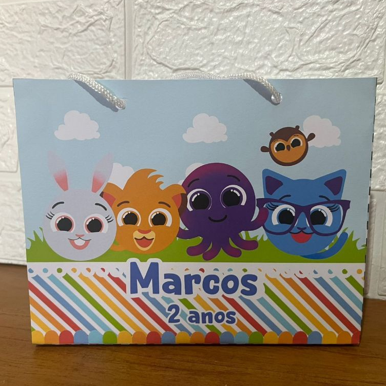 Sacolinha BOLOFOFO Personalizado | Sacolinha | Lembrancinha | Mimos | Aniversário PEGUE E MONTE
