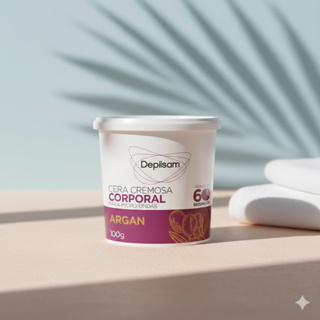 Cera Cremosa Depilsam de Micro-Ondas Argan 100G em Oferta na Shopee