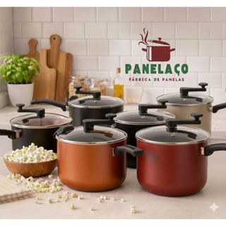 Pipoqueira panela antiaderente 4,5L n20 em Oferta na Shopee