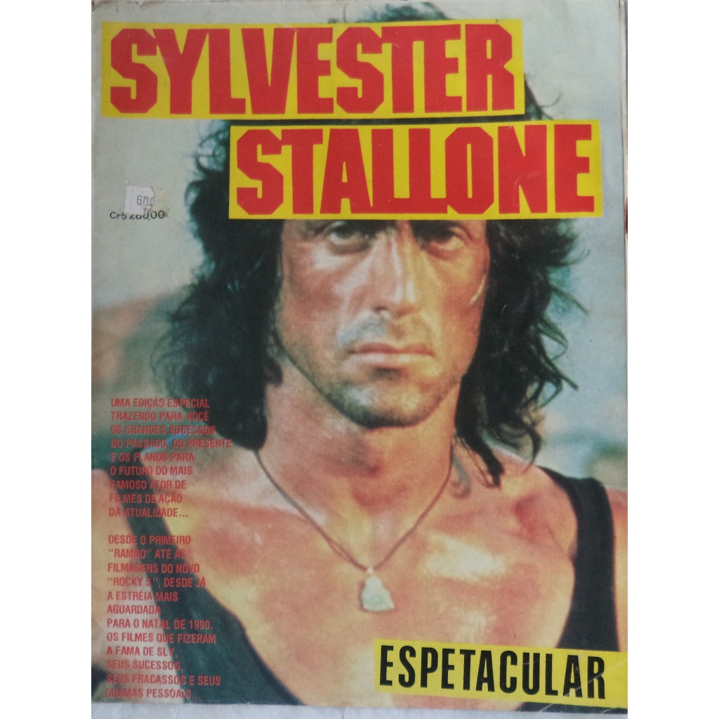 Revista Sylvester Stallone Espetacular