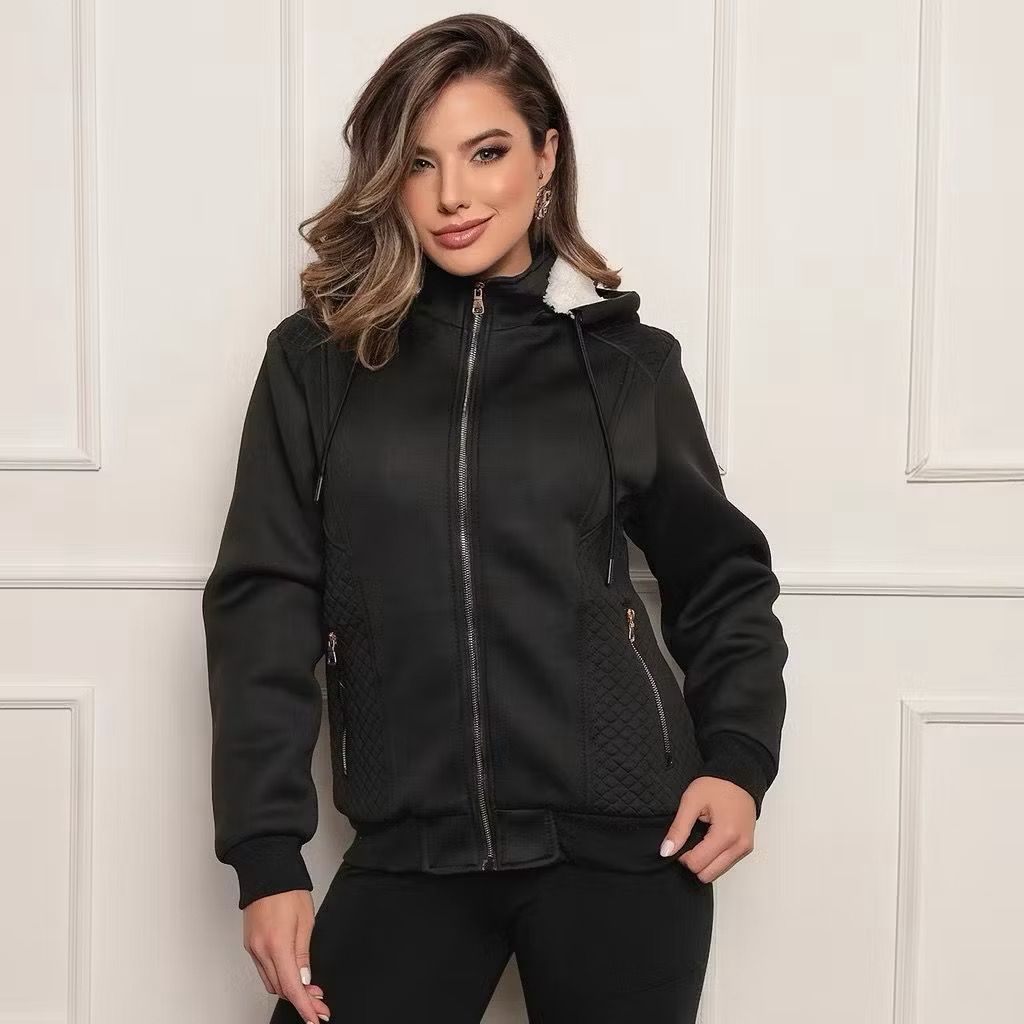 Moletom Feminino Peluciada Blusa De Frio Moda De Inverno Lançamento