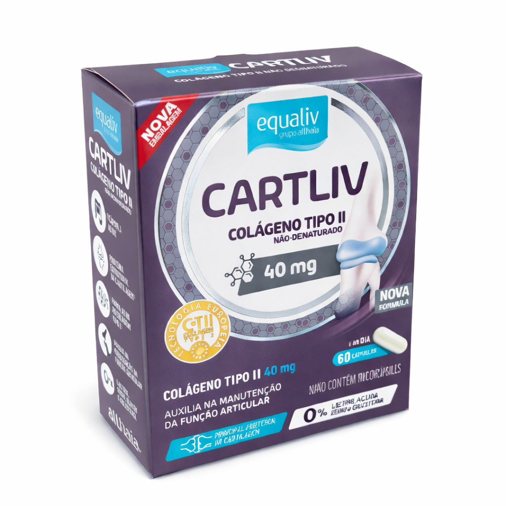 Cartliv Colageno tipo 2 60 Cápsulas Equaliv
