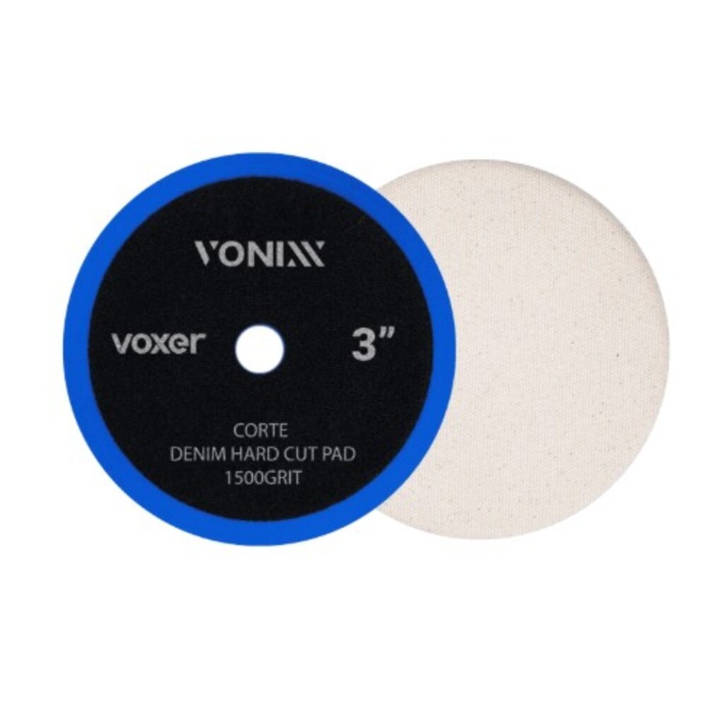 BOINA JEANS VOXER BRANCA CORTE 5 POLEGADAS PROFISSIONAL PARA POLIMENTO AUTOMOTIVO 2050105 - VONIXX