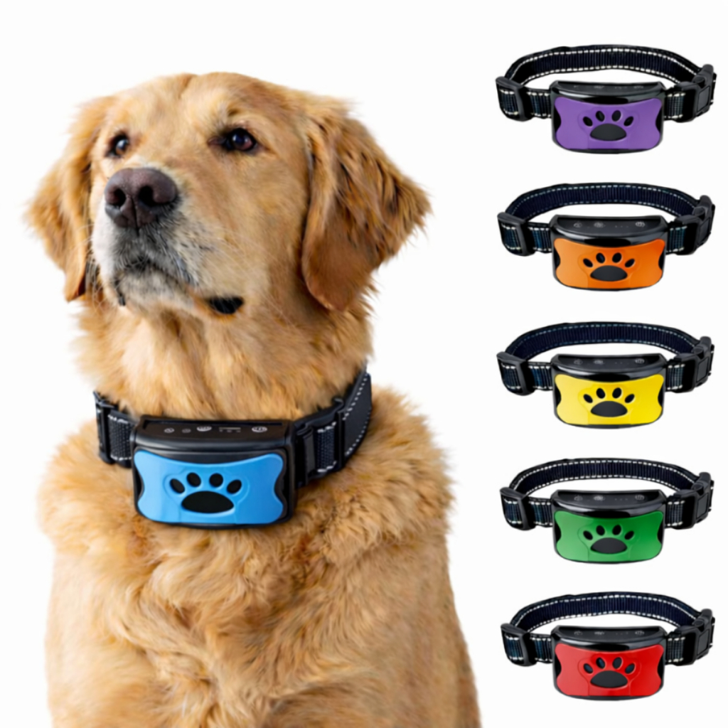 Coleira de Adestramento Controle de Latido Eletrônica Recarregável Diversas Cores em Oferta na Shopee