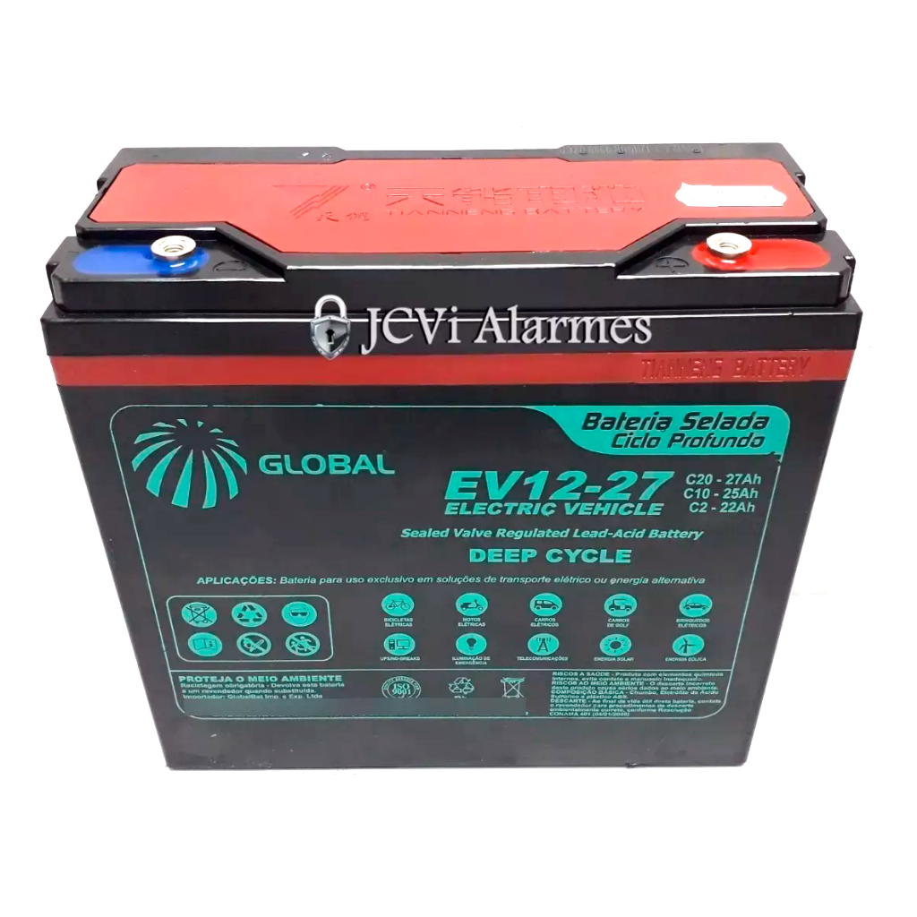 Bateria Cadeira De Rodas Motorizada Ortobras 12v 27ah