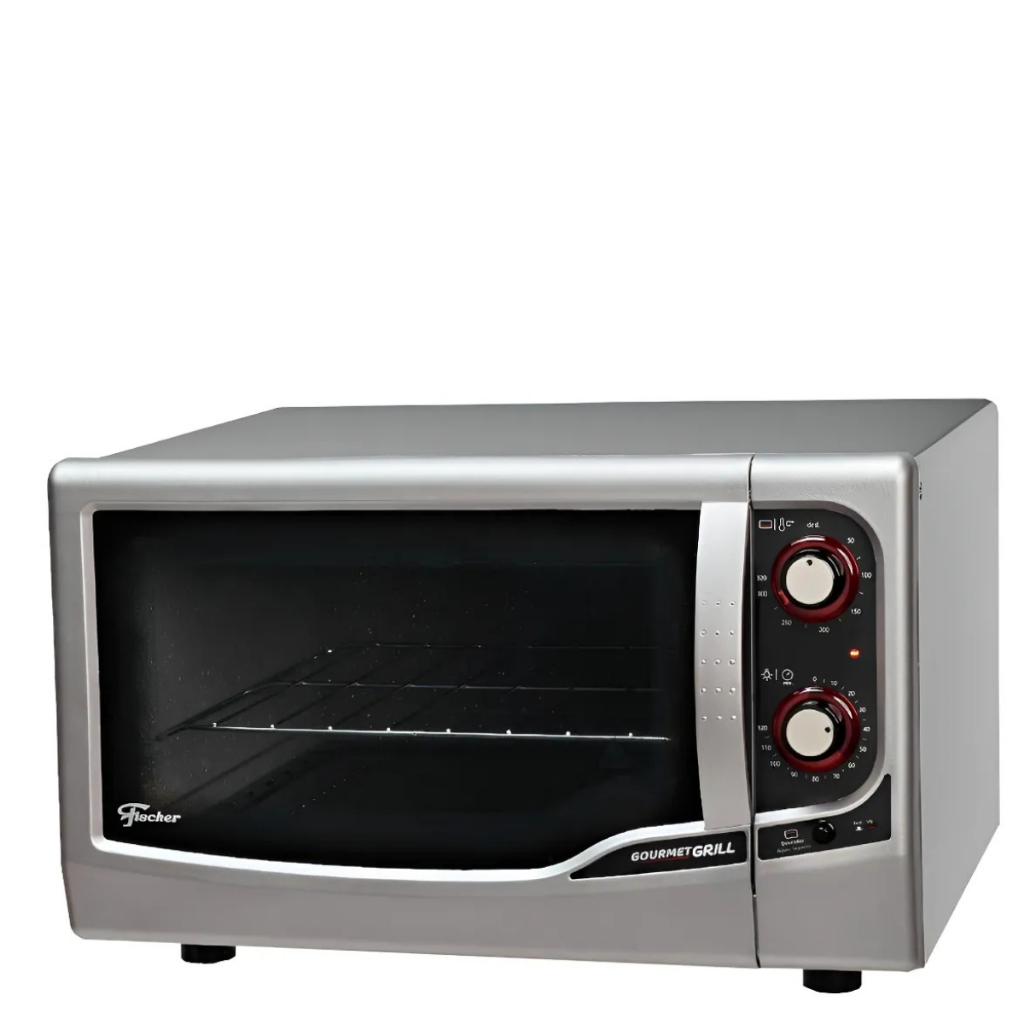 Imagem Forno De Bancada Elétrico Fischer Gourmet Grill 4 220v e 127v Prateado