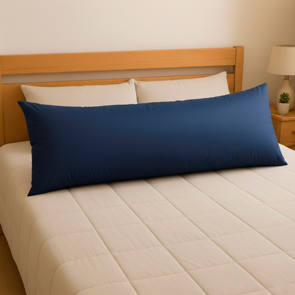 Xuxão Travesseiro de Corpo Antialérgico + Fronha Lavável Com Zíper Refil e Capa