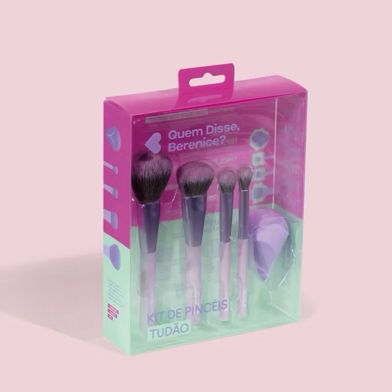 Kit de Pinceis Tudão (5 itens)  Quem Disse Berenice - O Boticário