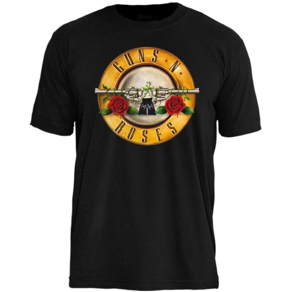 Camiseta Estampa - Guns N' Roses Bullet Logo