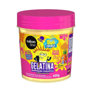 Gelatina Capilar Salon Line SOS Kids Bob Esponja Definição Máxima 400g em Oferta na Shopee