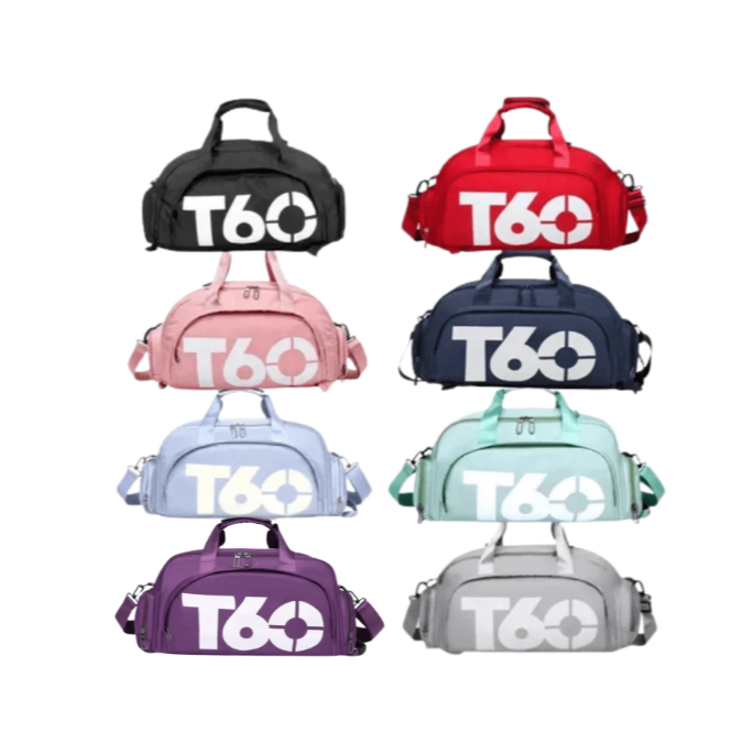 Bolsa Mala Esportiva Mochila T60 Costa Transversal Fitness Treino Futebol Academia impermeável