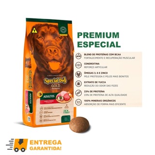 Ração Special Dog Gold Performance Adultos Carne e Frango 15kg 23% Proteína Pitbull-Envio Imediato em Oferta na Shopee
